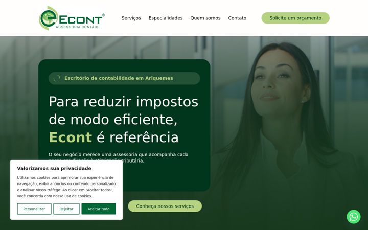 Screenshot of econtro.com.br