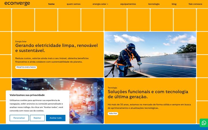 Screenshot of econverge.com.br