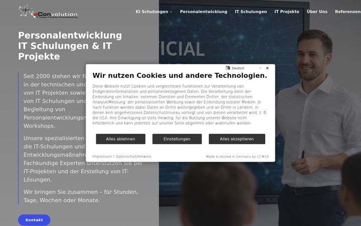 Screenshot of econvolution.de