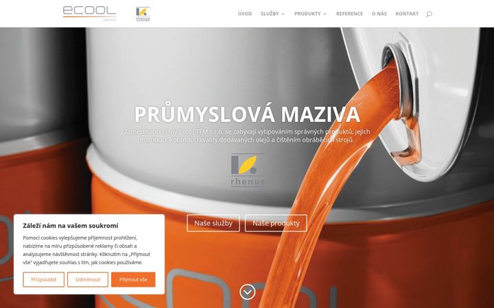 Snimka zaslona za ecool-group.cz