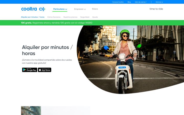 Screenshot of ecooltra.com