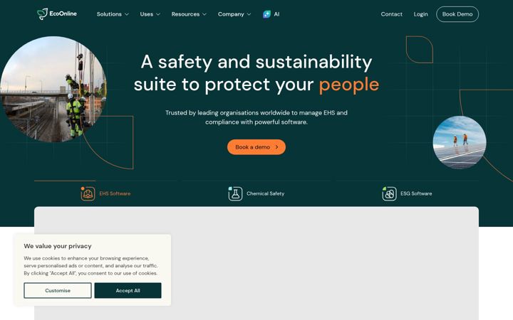 Screenshot of ecoonline.com