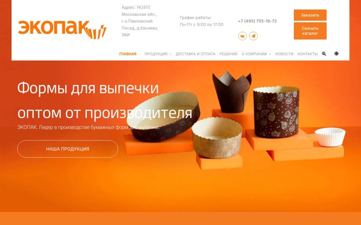 Screenshot of ecopackrussia.com