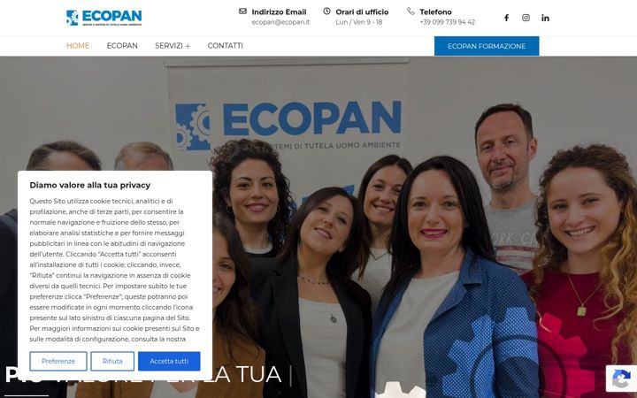 Screenshot of ecopan.it