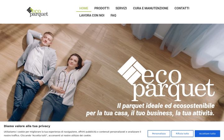 Screenshot of ecoparquetcozzani.it