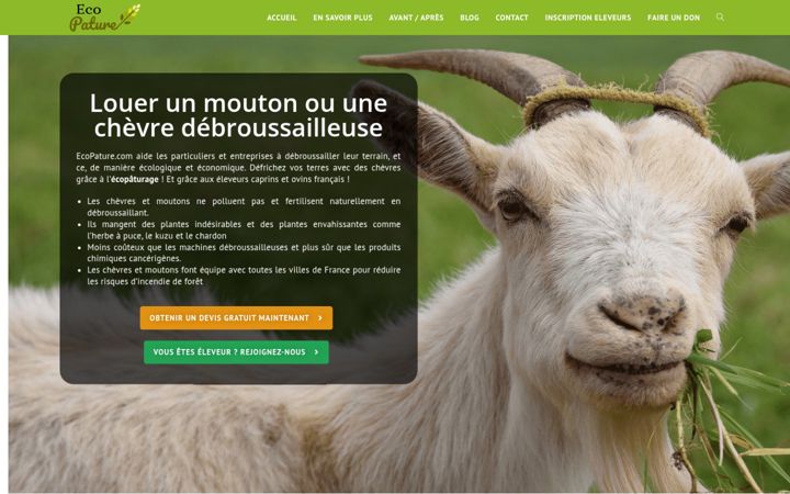 Screenshot of ecopature.com