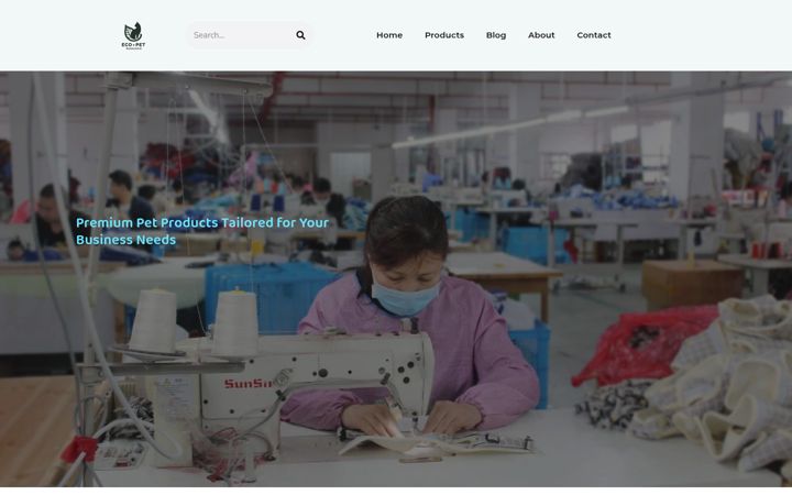 Screenshot of ecopetfashions.com