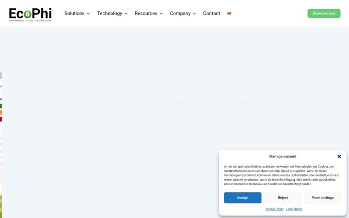 Screenshot of ecophi.io
