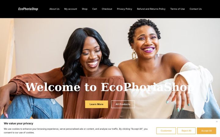 Screenshot of ecophoriashop.com