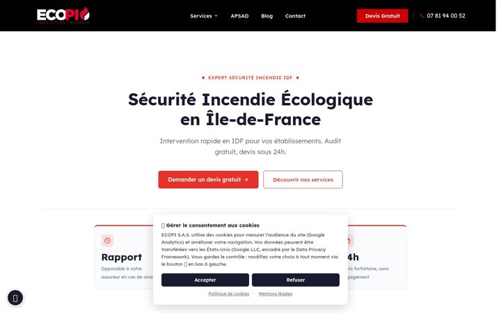 Screenshot of ecopi.fr