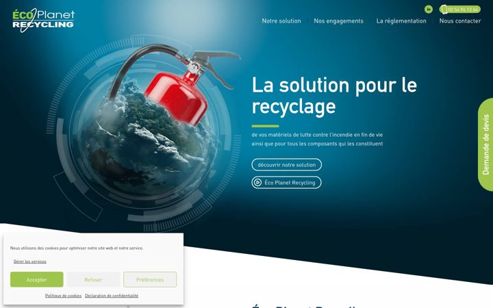 Screenshot of ecoplanet41.fr