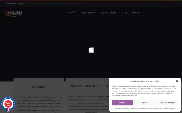 Skjámynd af ecoplas-pro.es