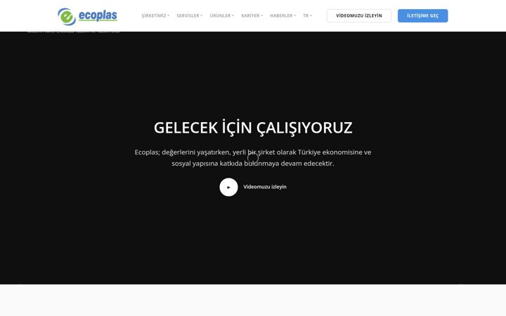 Screenshot of ecoplas.com.tr