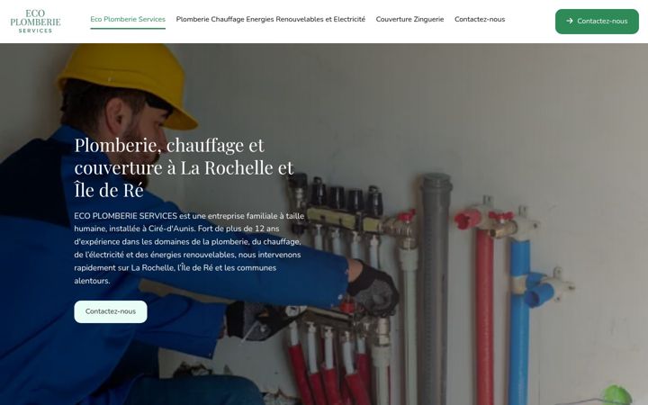 Screenshot of ecoplomberieservices.fr