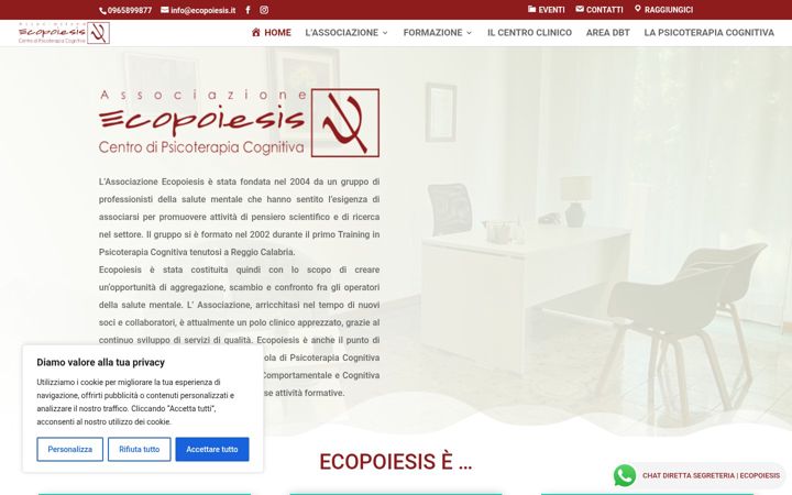 Ekrano kopija ecopoiesis.it