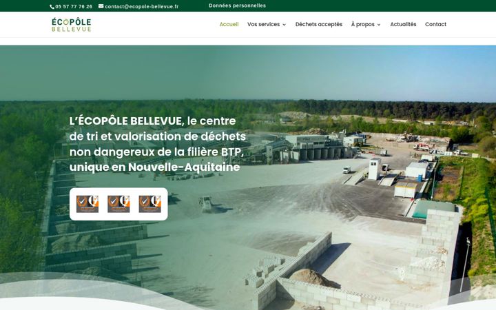 Screenshot of ecopole-bellevue.com