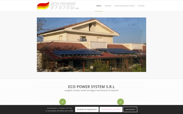 Screenshot of ecopowersystemsrl.com