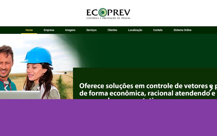 Screenshot of ecoprev.com.br