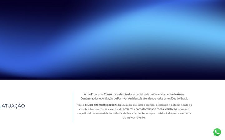 Ekrānuzņēmums no ecoproengenharia.com.br