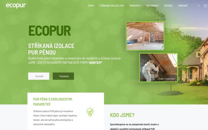Screenshot of ecopur.cz