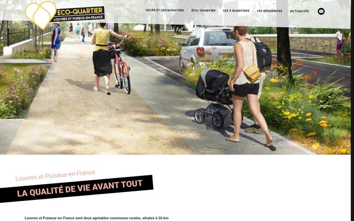 Zrzut ekranu ecoquartier-louvres-puiseux.fr