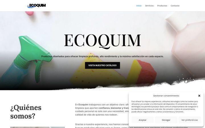 Screenshot of ecoquim.es