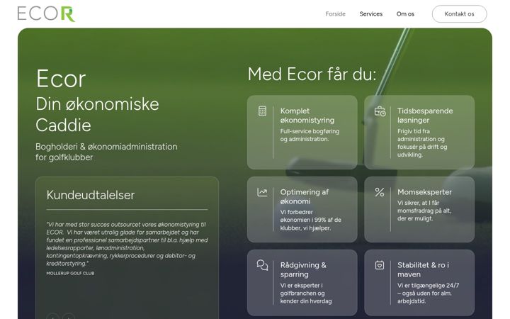 Screenshot of ecor.dk