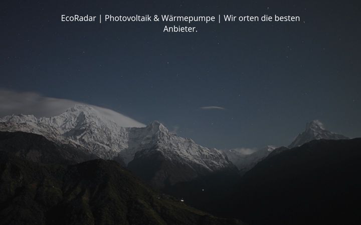 Screenshot of ecoradar.de