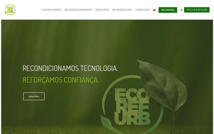 Screenshot of ecorefurb.pt