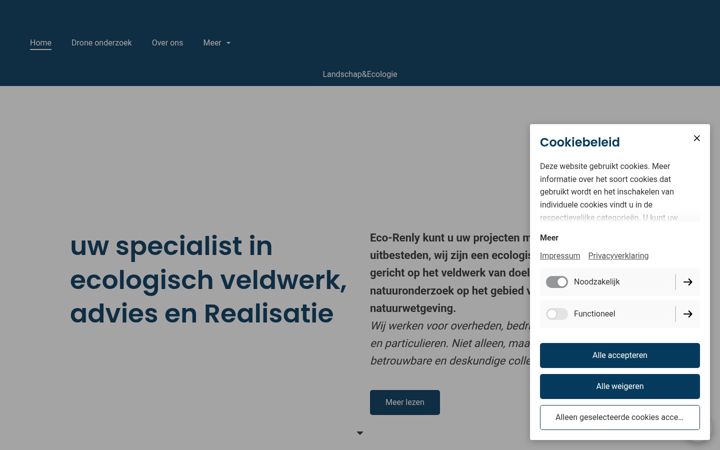 Snímek obrazovky ecorenly.nl