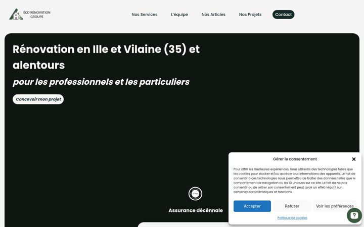 Zrzut ekranu ecorenovationgroupe.fr
