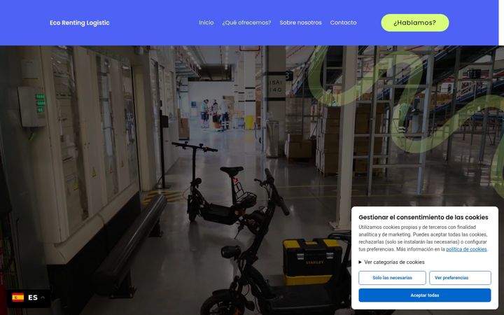 Screenshot of ecorentinglogistic.com