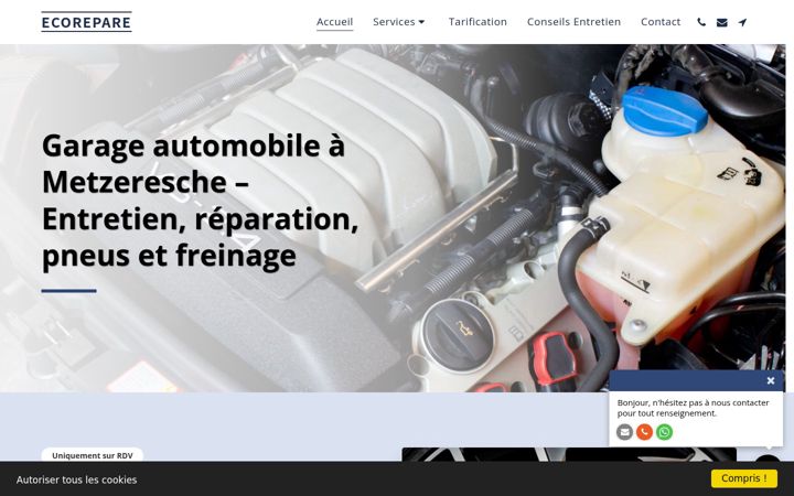 Screenshot of ecorepare.fr