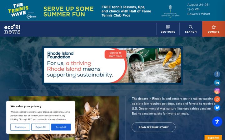 Screenshot of ecori.org