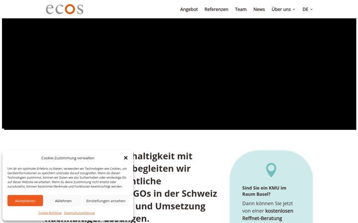 Ekrano kopija ecos.ch