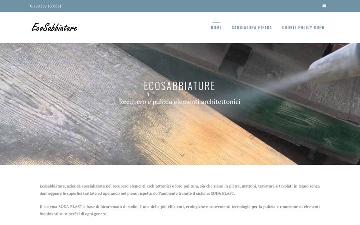 Screenshot of ecosabbiature.eu