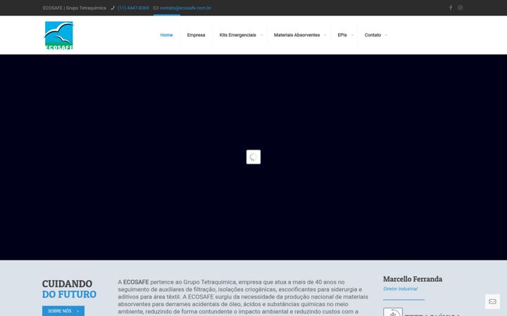 Screenshot von ecosafe.com.br