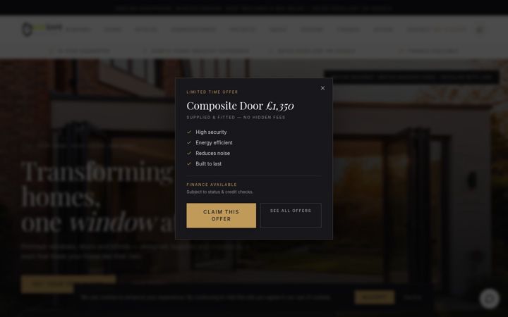 Screenshot of ecosafewindowsanddoors.co.uk