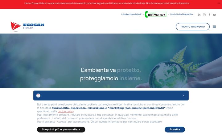 Screenshot of ecosanitalia.it