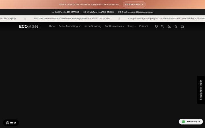 Screenshot of ecoscent.co.uk