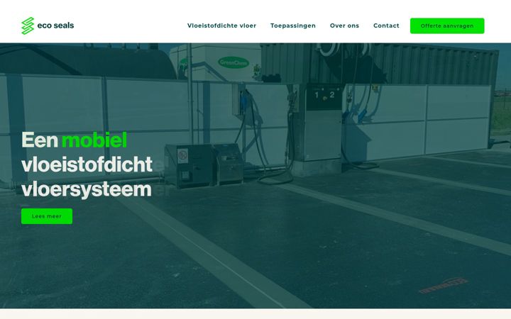 Screenshot of ecoseals.nl