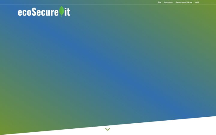Ekrano kopija ecosecure.it