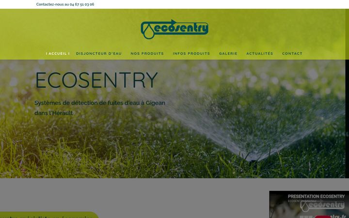 Zrzut ekranu ecosentry.fr