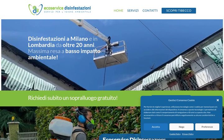 Ekrano kopija ecoservicedisinfestazioni.it