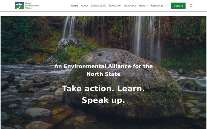 Screenshot of ecoshasta.org