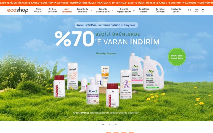 Screenshot von ecoshop.com.tr