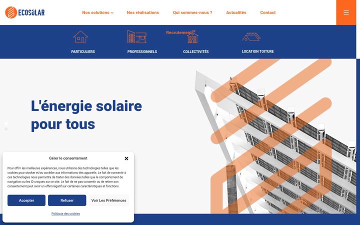 Screenshot of ecosolar.energy