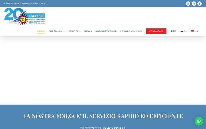 Snímek obrazovky ecosole.eu