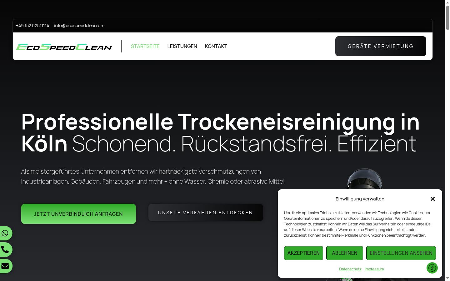Screenshot tal-banner tal-kunsens muri qabel kwalunkwe interazzjoni