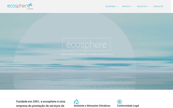 Screenshot of ecosphere-consult.com